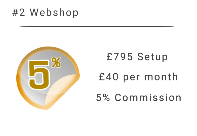 Webshop + Mobile App | 5%